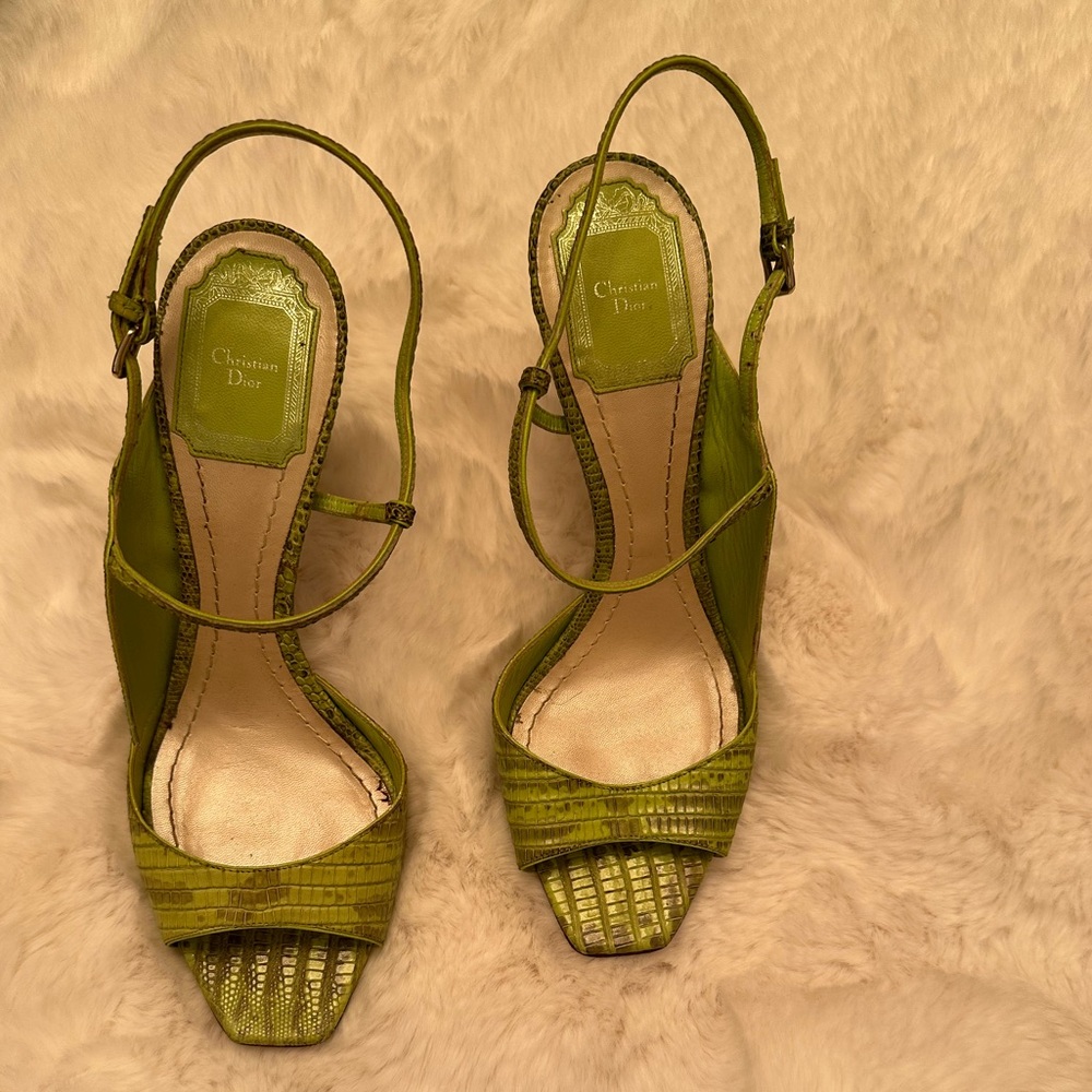 Christian Dior Python Sandals